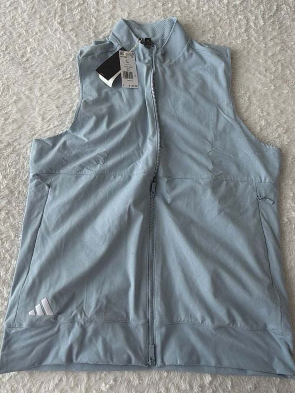 NWT Adidas Adi365 Running CLIMAWARM Vest in Grey - Men's Size Large